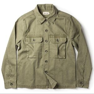 TAYLOR STITCH - THE HBT JACKET IN WASHED OLIVE